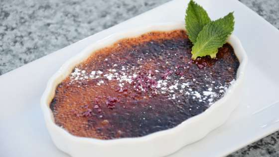 Creme Brulee Dessert